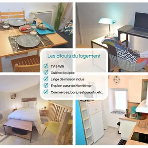  Appartement ღ Le Cocon Montilien - Confortable T2 Avec Wifi